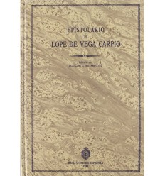 Epistolario de Lope de Vega. Tomo I.